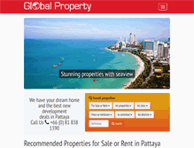 Tablet Screenshot of globalpropertythailand.com